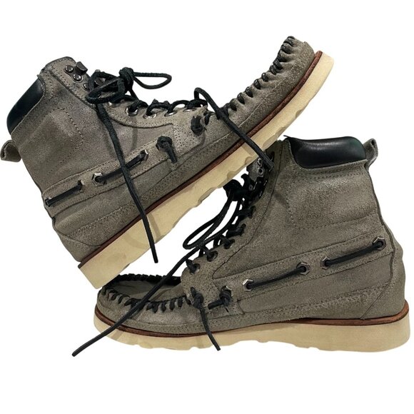 Sebago Shoreham Boots size 8 Taupe Westerly Moccasin Style Leather Ankle Utility main image 9